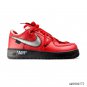 OW x AF 1 Low Crimson Sample Shoes Sneaker