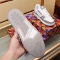 Luxury Trainer Skate Sneakers Shoes #54 Signature Gray White