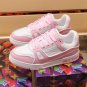 Luxury Virgil Trainer Sneakers Shoes Signature Pink Chalk Monogram