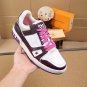 Luxury Virgil Trainer Sneakers Shoes Signature White Purple Monogram