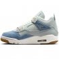 Air Jordan 4 Denim Worn Blue Shoes Sneakers