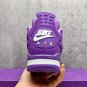 Nigel Sylvester x Air Jordan 4 Purple Shoes Sneakers