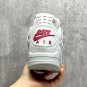 Nigel Sylvester x Air Jordan 4 White Grey Mamba Shoes Sneakers
