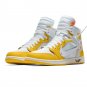 OFF-WHITE x Air Jordan 1 High OG Canary Shoes Sneakers