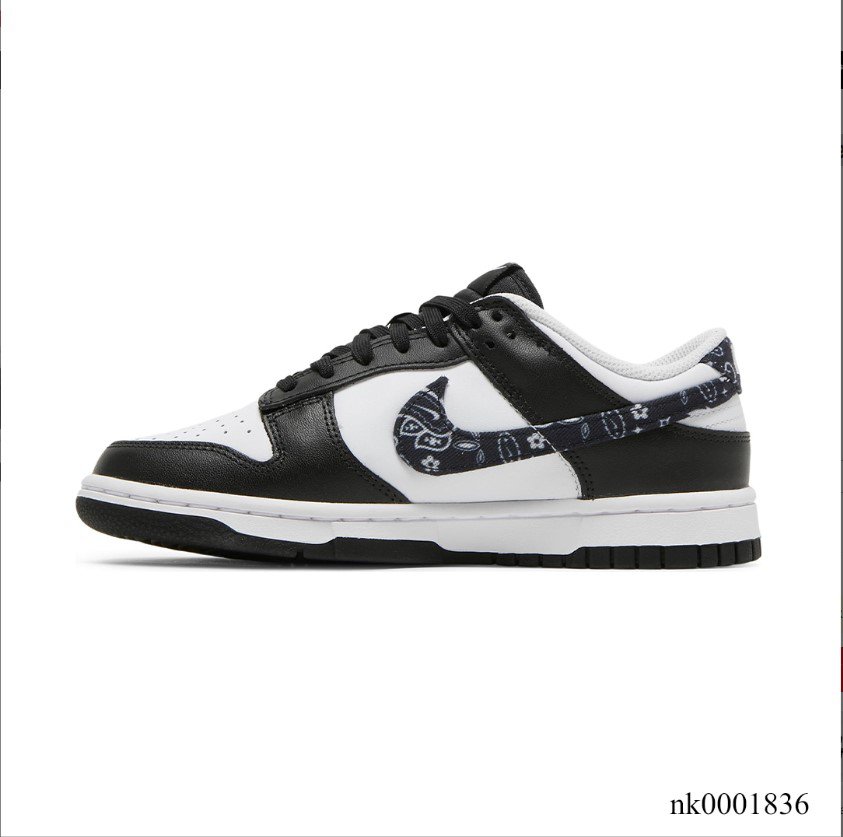 Dunk Low Black Paisley Shoes Sneakers