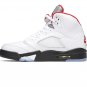 AJ 5 Fire Red Silver Tongue (2020) Shoes Sneakers