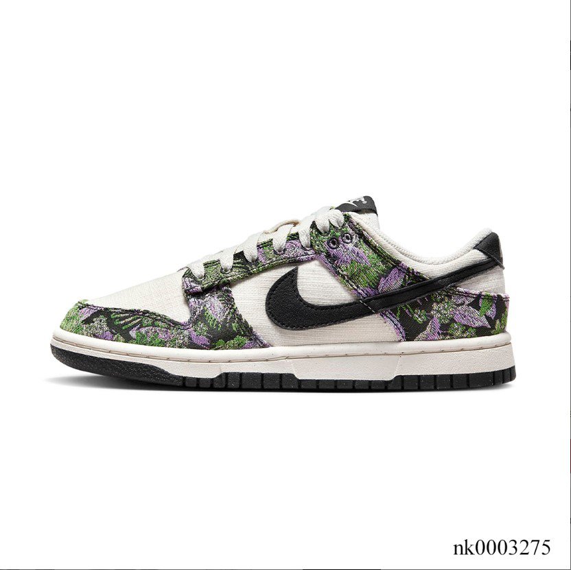 Dunk Low Next Nature Floral Tapestry Shoes Sneakers