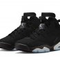 AJ 6 Retro Metallic Silver Shoes Sneakers