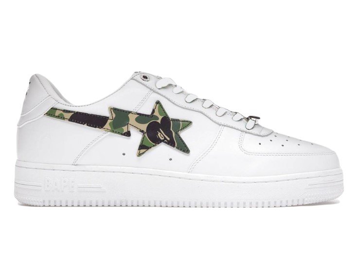 Bape Sta  A Bathing Ape Camo White Green Shoes Sneakers