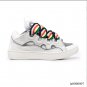 Lanvin Curb Sneaker White Blue Shoes Sneakers