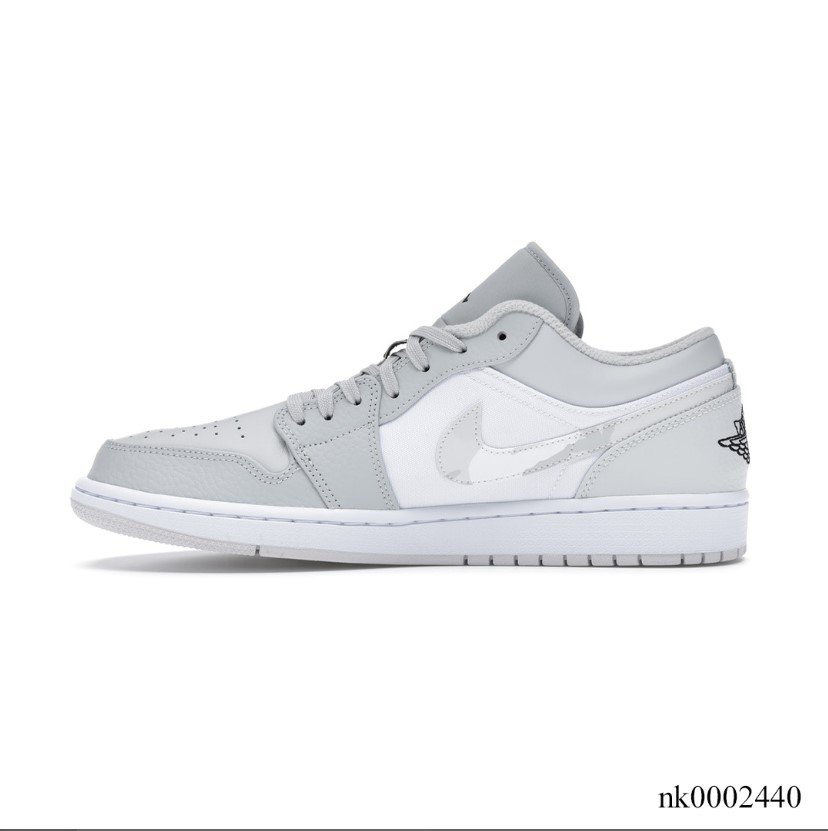 Air Jordan 1 Low White Camo Shoes Sneakers