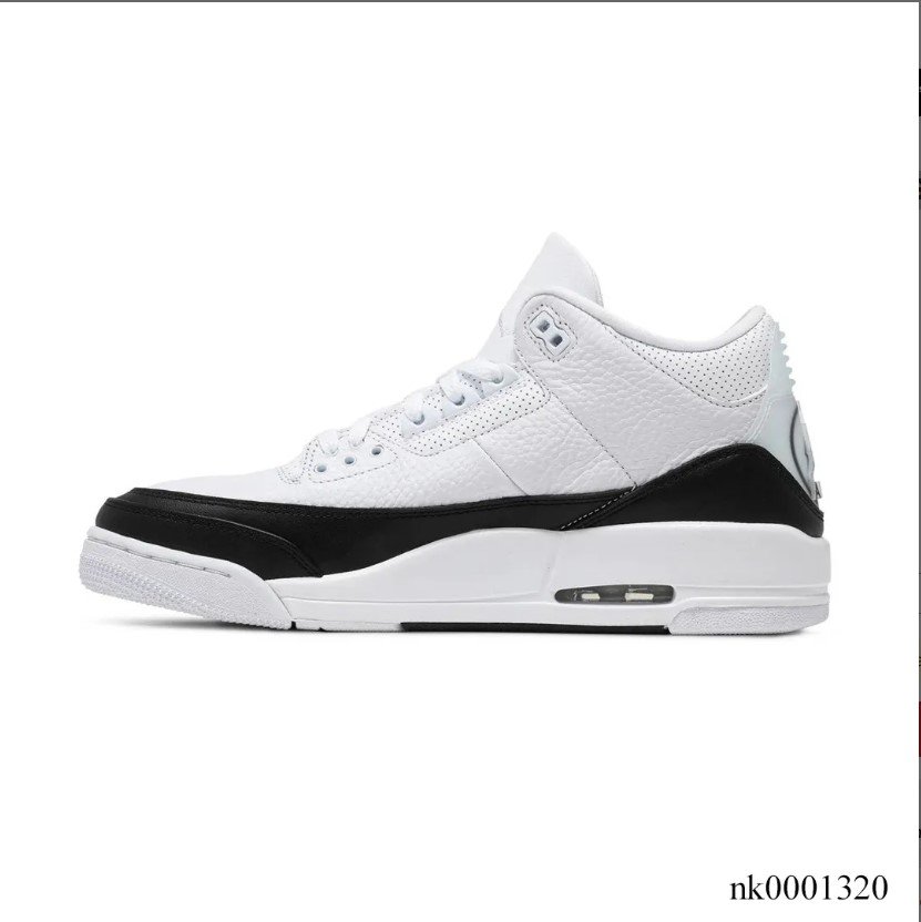 Fragment x AJ 3 White Black Shoes Sneakers