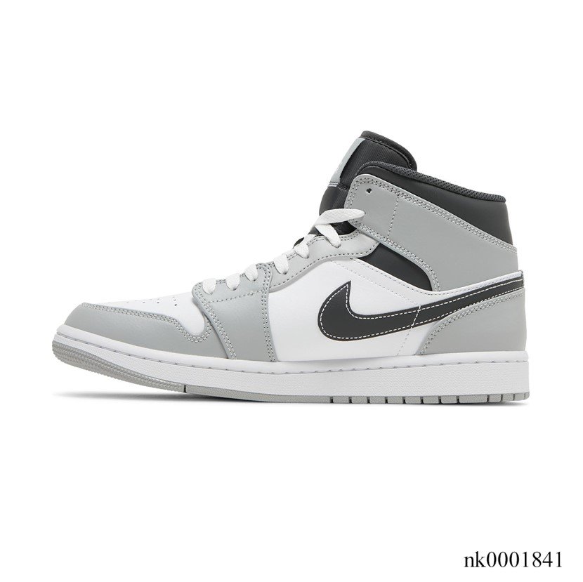 Air Jordan 1 Mid Light Smoke Grey Shoes Sneakers