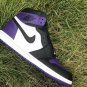 Air Jordan 1 Retro High Court Purple Shoes Sneakers