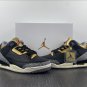 Air Jordan 3 Black Gold Shoes Sneakers