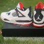 Air Jordan 4 Retro Flight Nostalgia Shoes Sneakers (Big Size Available)