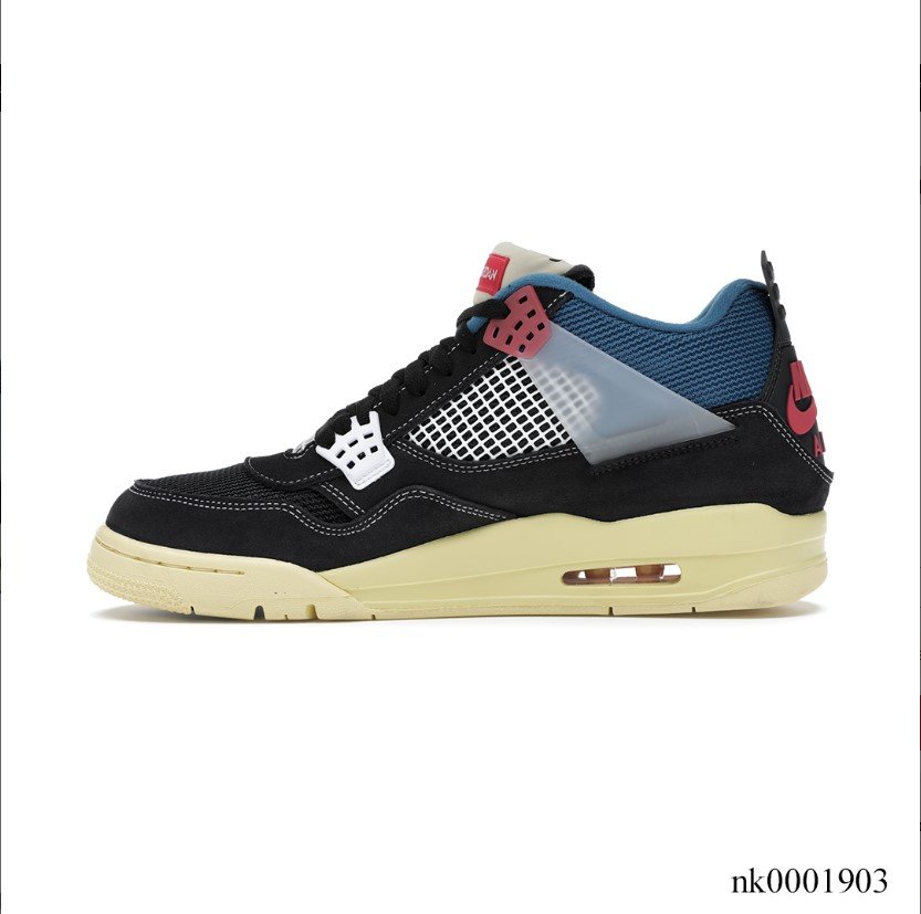 Air Jordan 4 Retro Union Off Noir Shoes Sneakers