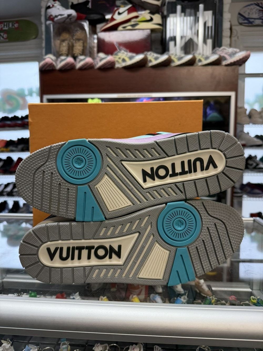 Louis Vuitton Lv Trainer Blue Purple