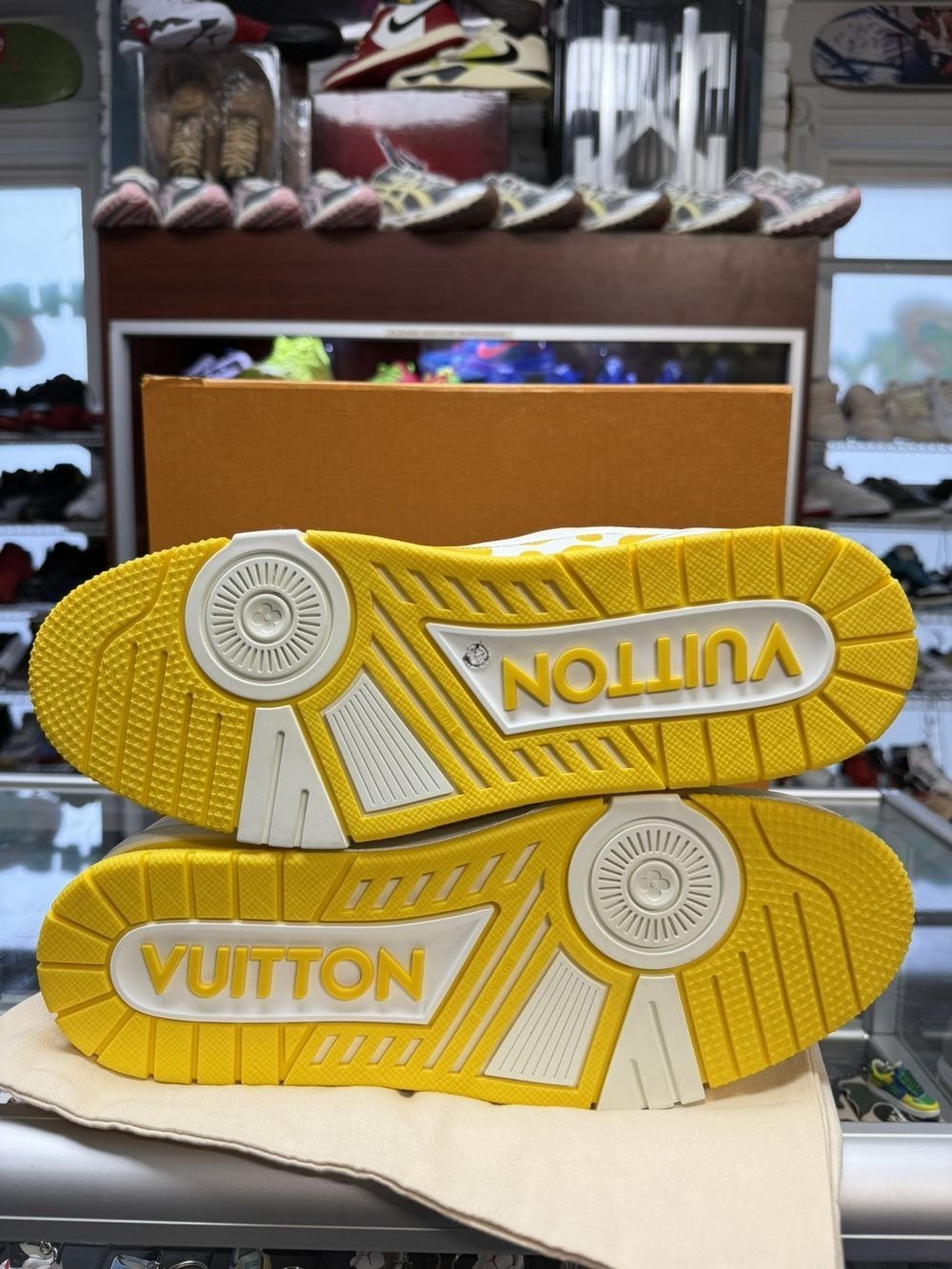 Louis Vuitton X Yayoi Kusama Trainer White Yellow