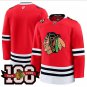 Team Jersey Chicago Blackhawks 2025-26 Premium 100th Patch Stitched Red