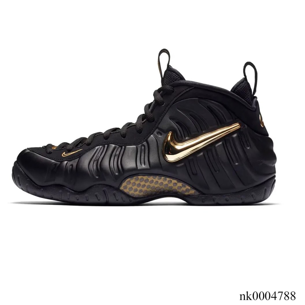 Air Foamposite Pro ‘Black Metallic Gold’ Shoes Sneakers