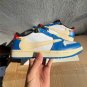 Union LA x Fragment Design x Air Jordan 1 Low Storm Blue Shoes Sneakers