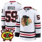 Tyler Bertuzzi Jersey #59 Chicago Blackhawks 2025-26 Premium Stitched White