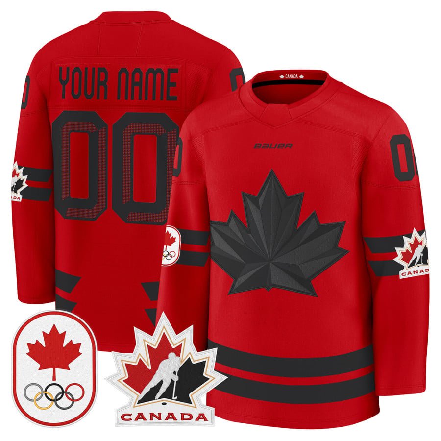 Custom Canada Olympic Jersey Name, Number Premium Hockey 2026 Stitched Red