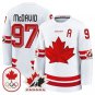 Connor McDavid Jersey #97 Canada Olympic Premium Hockey 2026 Stitched White
