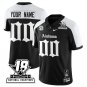 Custom Crimson Jersey 18x-Time National Champions Gothic Stitched