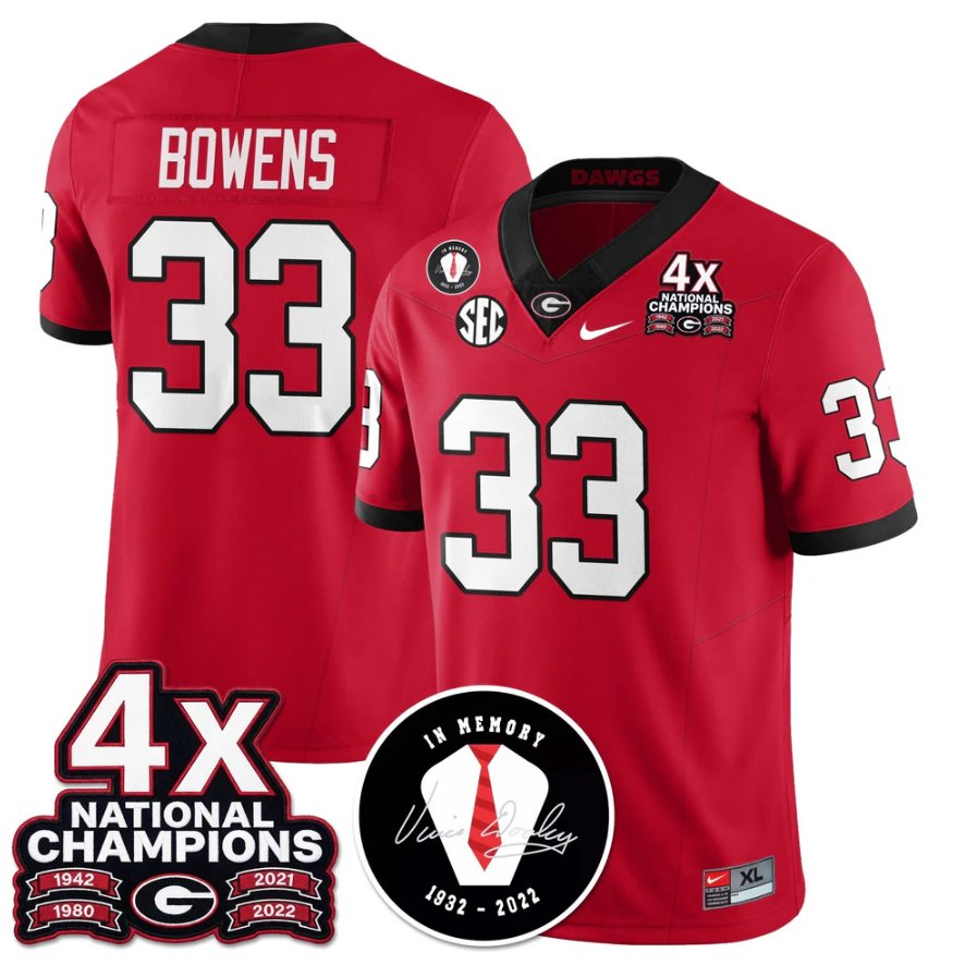Ryan William Jersey #2 18x-Time National Champions Gothic