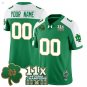 Custom Notre DJersey Name, Number 11x-Time National Champions Stitched Green Alter