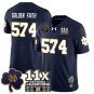 Golden Faith Jersey #574 Notre 11x-Time National Champions Stitched Navy