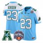 Javin Gordon Jersey #23 Tulane Green Wave 2025 AAC Championship Stitched Blue Alter