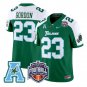 Javin Gordon Jersey #23 Tulane Green Wave 2025 AAC Championship Stitched Green Alter