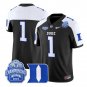 Team Jersey #1 Duke Devils 2025 ACC Championship Limited Stitched Black Alter