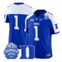 Team Jersey #1 Duke Devils 2025 ACC Championship Limited Stitched Royal Alter