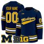 Custom Michigan Wolverines Jersey Name, Number 2025-26 Premium Stitched Navy