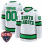 Custom North Dakota Fighting Hawks Jersey 2025-26 Premium Stitched White