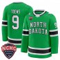 Jonathan Toews Jersey #9 North Dakota Fighting Hawks 2025-26 Stitched Green