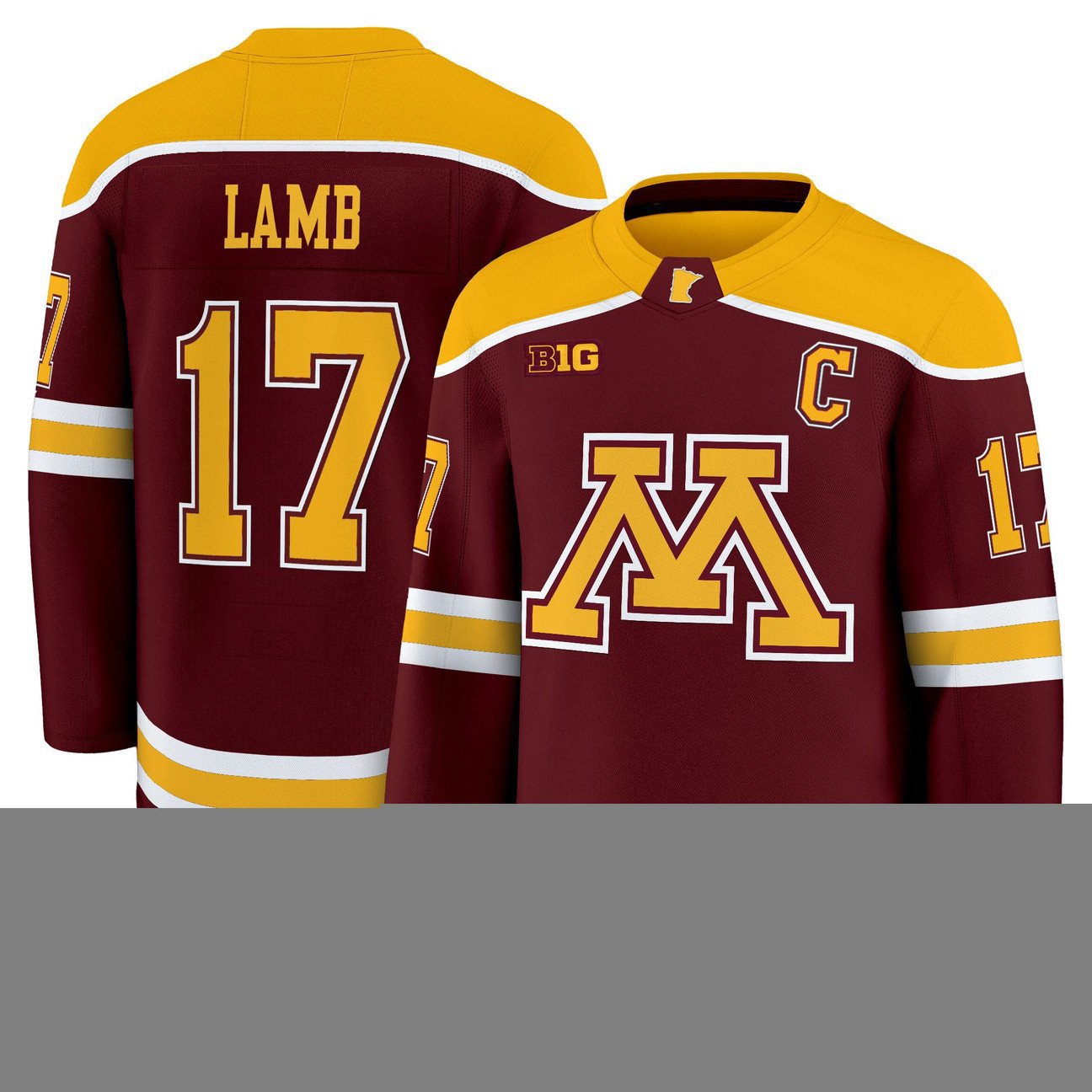 Brody Lamb Jersey #17 Minnesota Golden Gophers 2025-26 Stitched Maroon