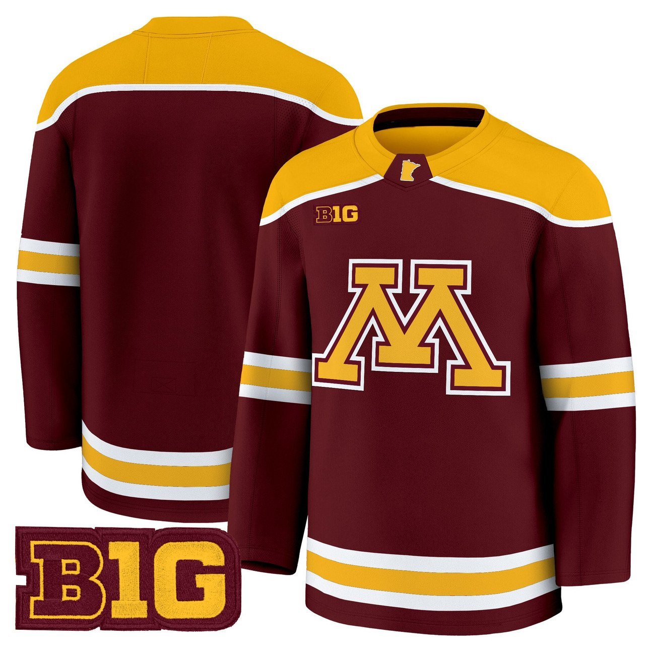 Team Jersey Minnesota Golden Gophers 2025-26 Premium Stitched Maroon