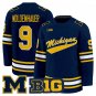 Nick Moldenhauer Jersey #9 Michigan Wolverines 2025-26 Premium Stitched Navy