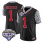 Buckeyes Jersey #1 Ohio State 2025 Cotton Bowl Patch Limited Stitched Black