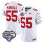 Nick Mangold Jersey #55 Ohio State 2025 Cotton Bowl Patch Stitched White Limited