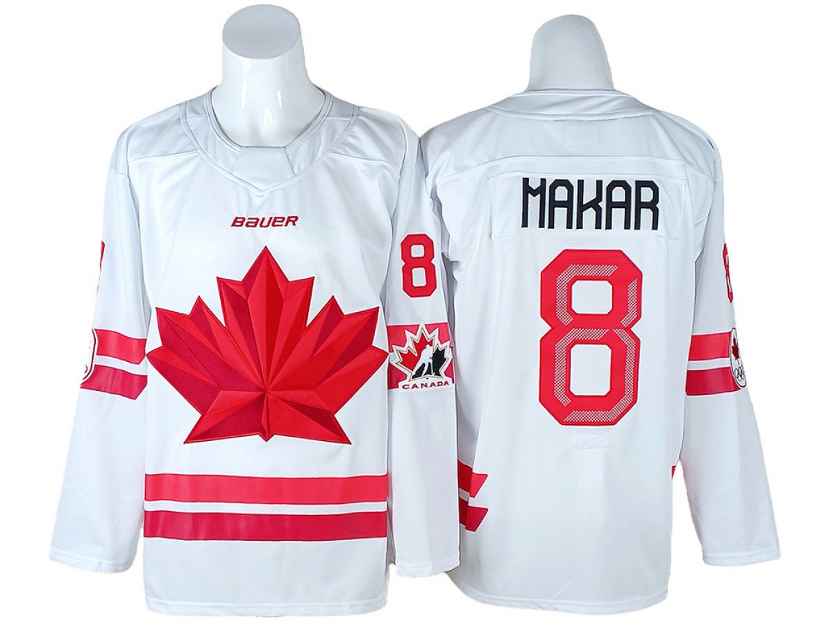 Cale Makar Jersey #8 Winter Olympics Team Canada 2026 Hockey Stitched White