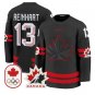 Sam Reinhart Jersey #13 Canada Olympic 2026 Premium Hockey All Stitched Black