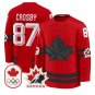 Sidney Crosby Jersey #87 Canada Olympic 2026 Premium Hockey All Stitched Red