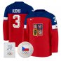 Radko Gudas Jersey #3 Czechia Olympic 2026 Premium Hockey All Stitched Red