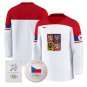 Team Jersey Blank Czechia Olympic 2026 Premium Hockey All Stitched White